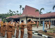 Apel Pagi ASN BKPSDM Kota Singkawang , hari Senin tanggal 19 Agustus 2024