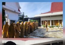 Apel pagi ASN BKPSDM Kota Singkawang hari, Senin 13 Oktober 2025